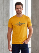 Mustard Yellow Graphic Print T-Shirt